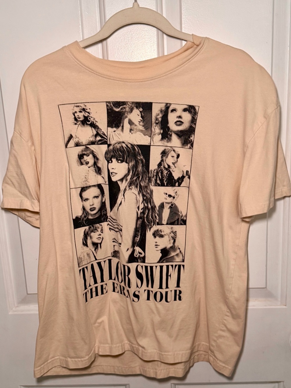 Taylor Swift The Eras Tour Vintage-Style Women’s Tee - Cream